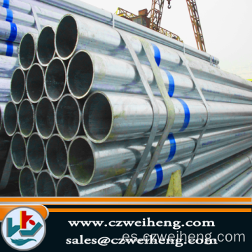 Fabricación de tubos de acero Erw de costura recta WG16